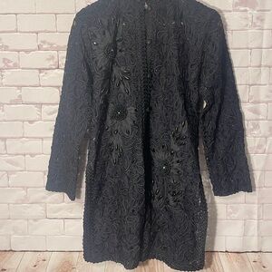 Sassy Thai Beautiful‎ Embroidered Long Jacket